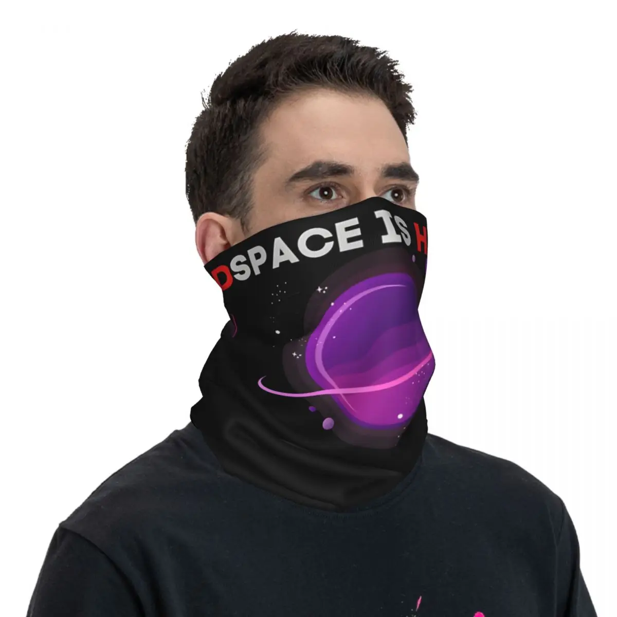 Fabulous Motocross Bandana Neck Cover Printed Space Force Netflix Wrap Scarf Hiking Unisex Adult Winter