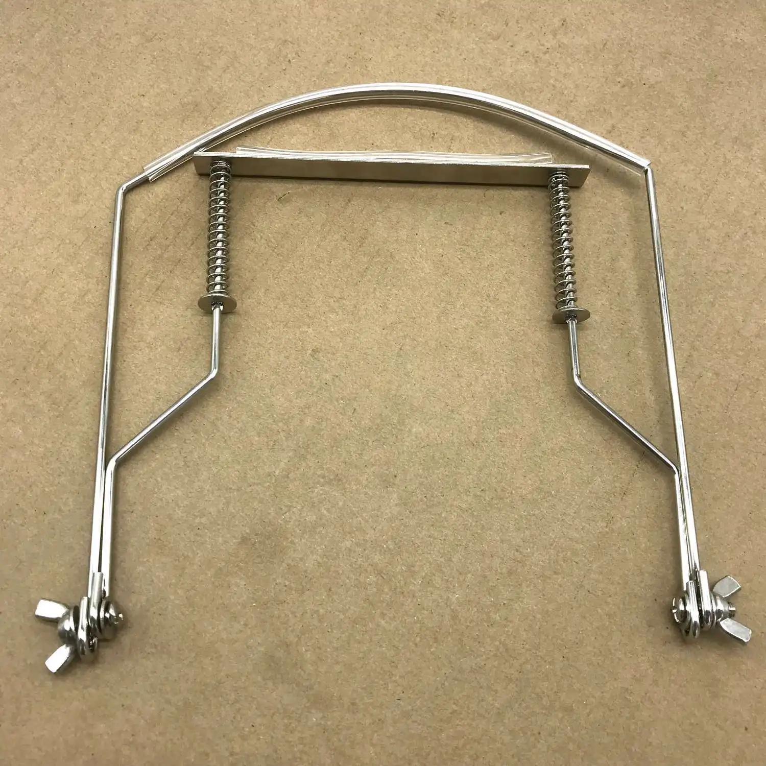 Harmonica Neck Holder 10 Holes Blues Harp Mouth Organ Stand Harmonic Rack -Silver