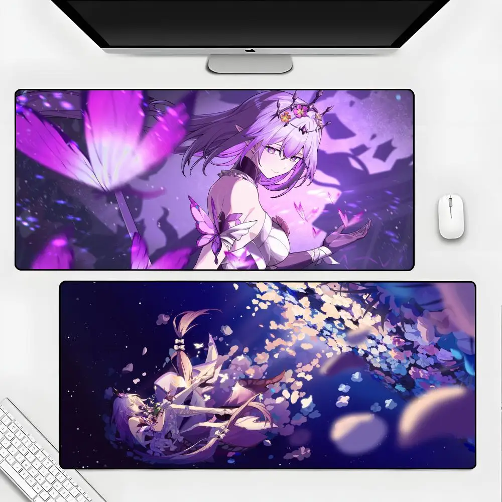 

Castorice Butterfly Mouse Pad Rubber Mat Laptop Xxl Mousepad Notebook Gamer Computer Table Gaming Accessories