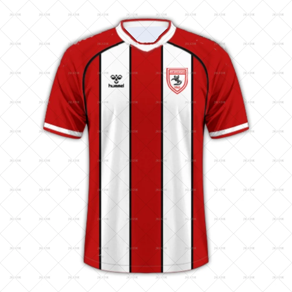 25/26 New Türkiye Football Herren-Fußballtrikot Türkiye Schnelltrocknendes Samsunspor-Fans-Trikot Klassisches Fußball-Trikot für Erwachsene/KID