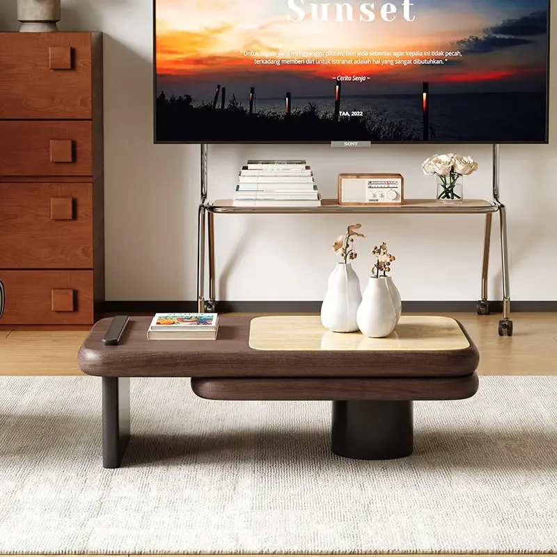 

Abstract Foldable Coffee Table Luxury Living Room Minimalist Coffee Table Nordic Modern Meuble De Salon Living Room Furniture