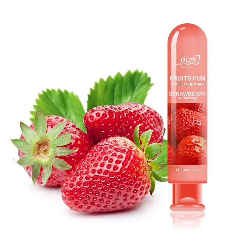 Edible Fruit Flavored Water-based Lubricant Easy To Clean Non Greasy and Provides Long-lasting for Adult Sexual Products