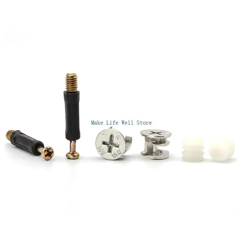  Furniture Connection Cams lock Aluminum Fastener set Cams Lock Fittings with Box