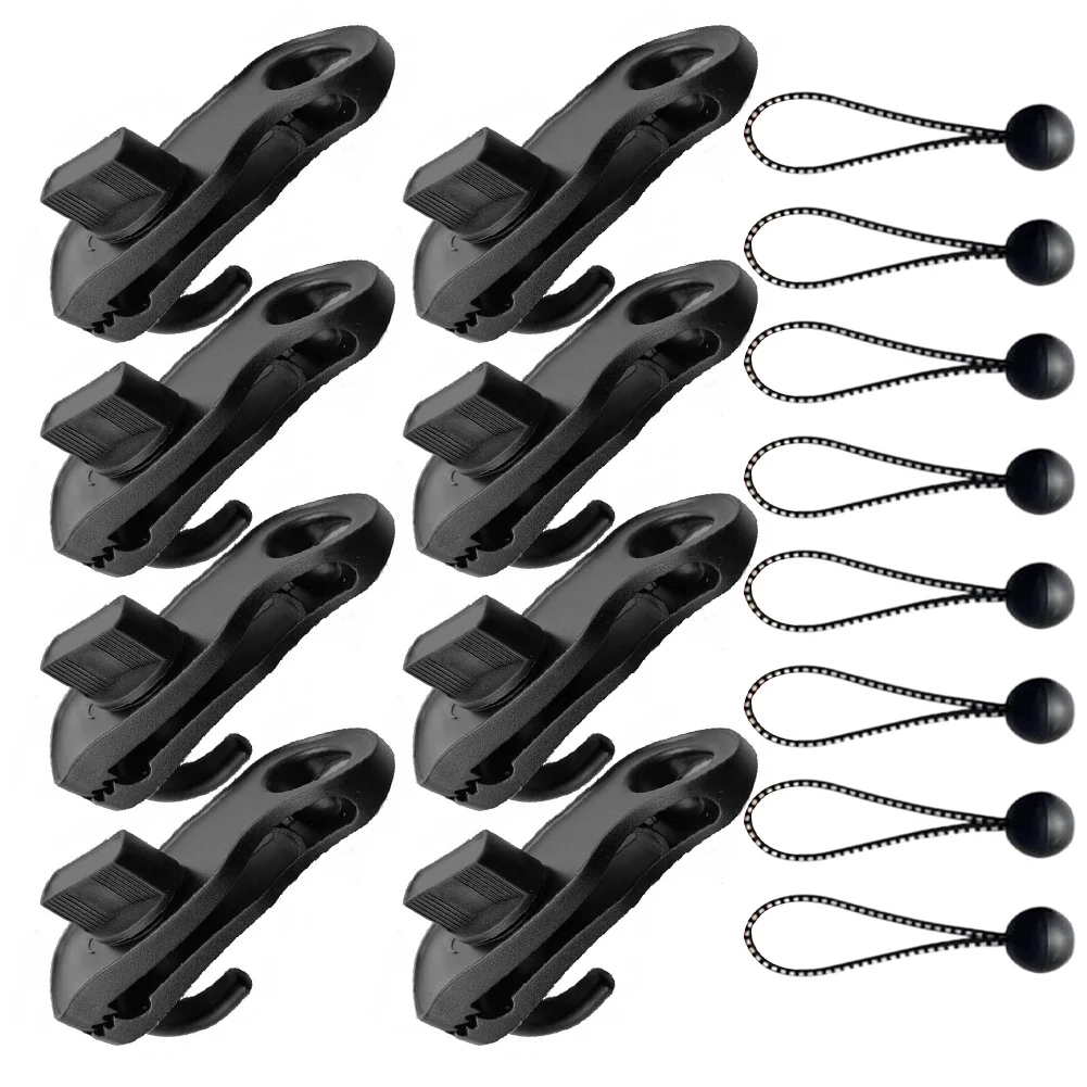 

Tarp Clips For Outdoor Garden Pool Tarp Tie Downs For Canvas Solar Cover RV Awning Secure Lock Grip Clamps Camping Tarp Clips