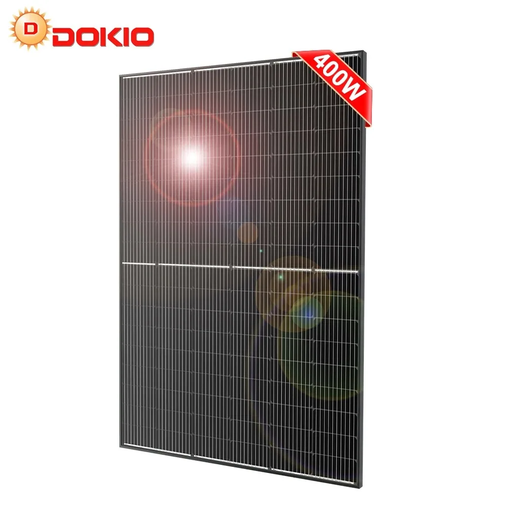 DOKIO 400W panneau solaire rigide balcon plantes électriques panneaux solaires Mono étanche pour la maison (uniquement SP, onduleur non inclus)