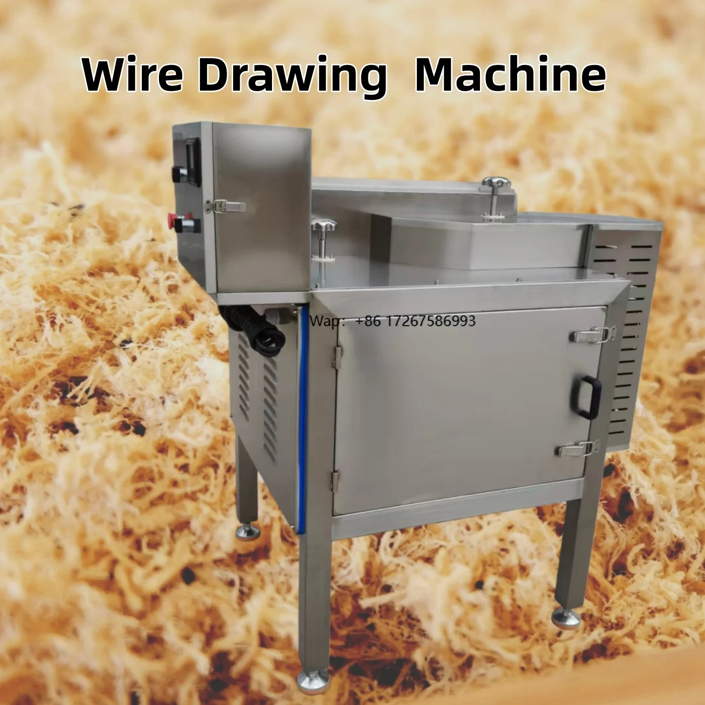 

Commercial Industrial Pork Floss Distributing Machine Meat Wire Drawing Dry Pork Chicken Squid Floss Making Machine