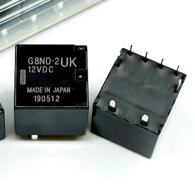 20PCS Original New G8ND-2UK G8ND-2 G8ND-S2 G8ND-2U Black 12VDC 8PIN Automative Relay For Auto Handbrake