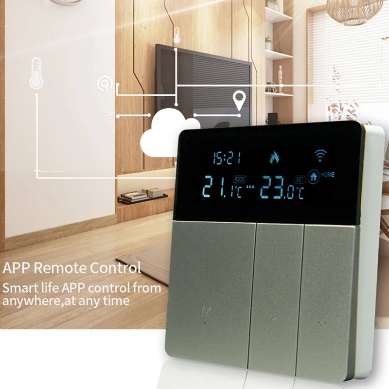 Tuya Wifi Thermostat Water/Electric Floor Heating Water Gas Boiler Smart Temperature Voice Remote Control