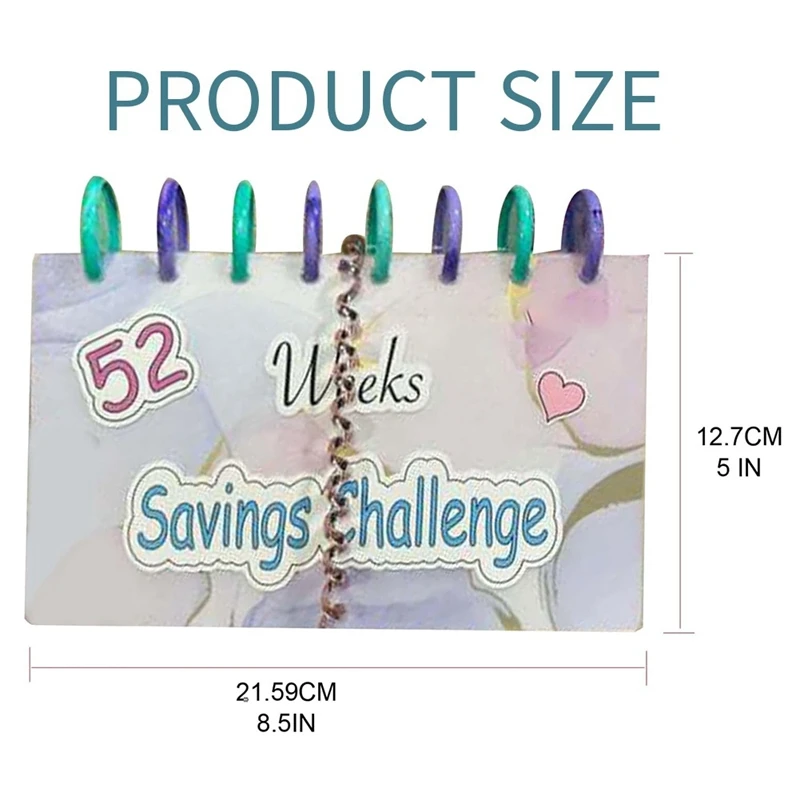 Savings Challenge Reusable Budget Book New Savings Binder Planner 52 Week With Cash Envelopes Book Envelope