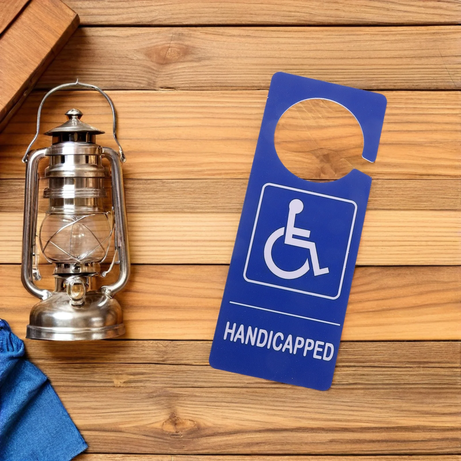 3 قطعة تصريح وقوف السيارات للمعاقين علامة تعليق PVC المناطق المخصصة سهلة التعرف على مركبات تطبيق متعددة الاستخدامات #4