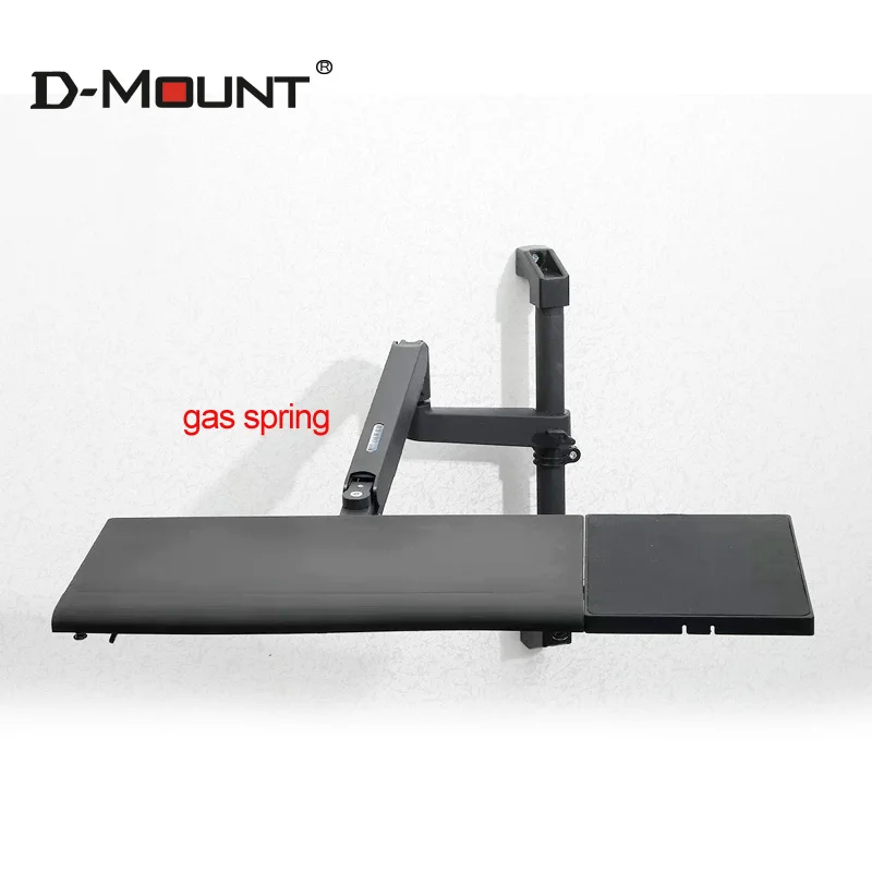 DL-8012A Mechanical Spring 3-11kg Dual Arm Clamp Grommet Base 100x100 Computer LCD Table Mount 17'-38' Monitor Desktop Stand