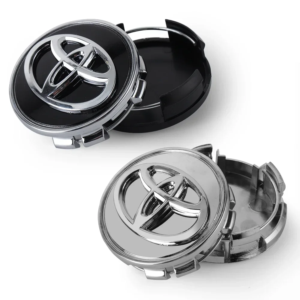 4Pcs 56/62mm Original Car Wheel Hub Center Caps Rim Cover For Toyota Rav4 Corolla Camry Aqua Yaris Cross Auris TRD CH-R Avensis