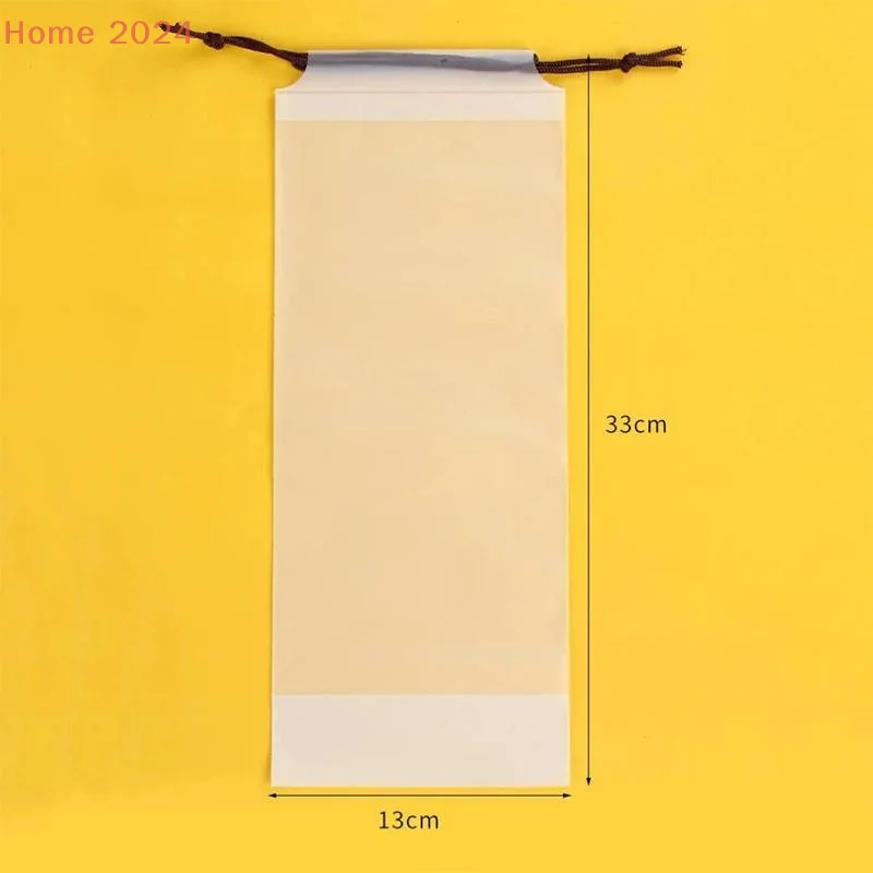 Umbrella Storage Bag Translucent Plastic Waterproof Anti-dirty Umbrella Cover Reusable Portable Drawstring Bags Home Storage