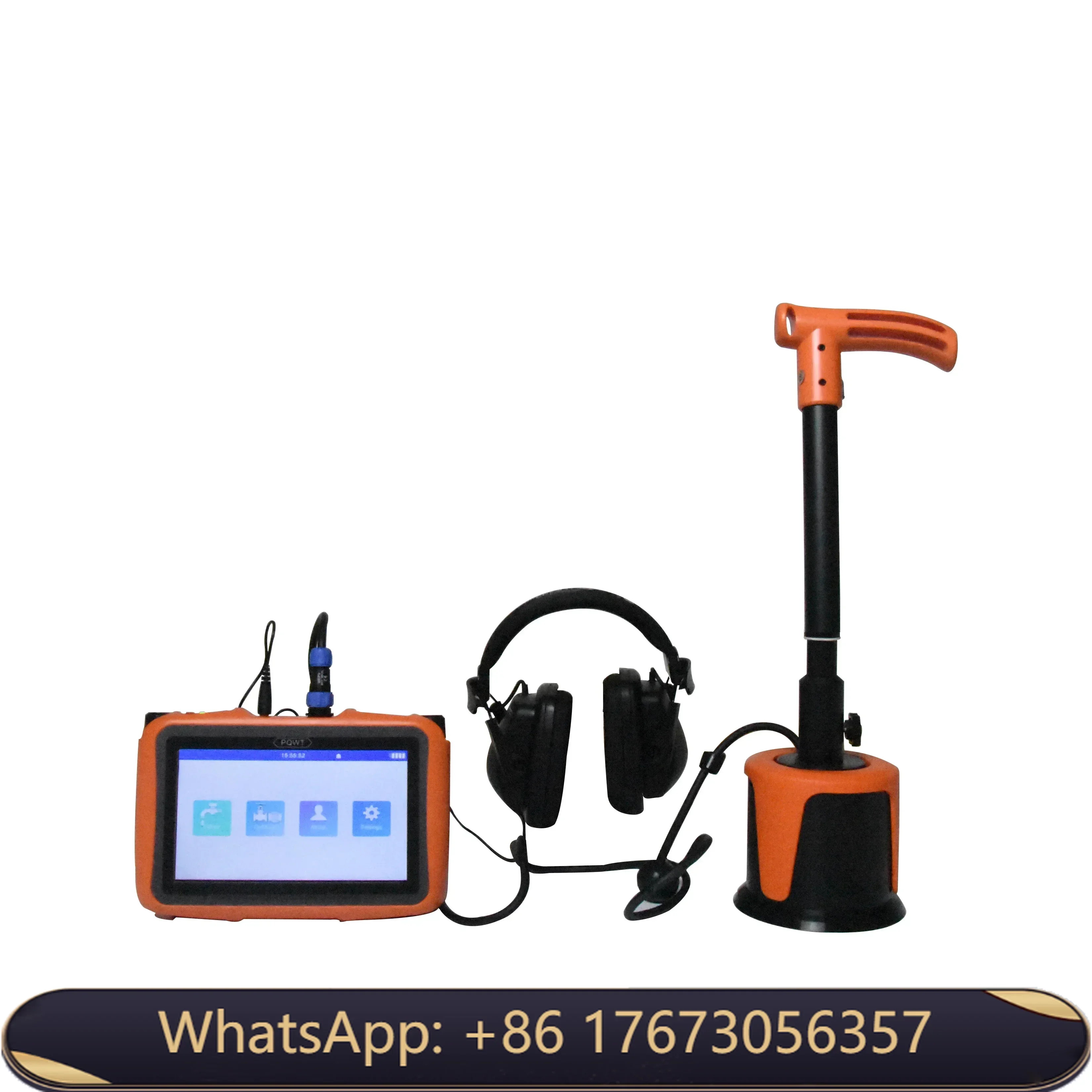 PQWT L2000 Indoor Outdoor Underground 5m Water Leak Detection Listening Device Pipe Leak Detector