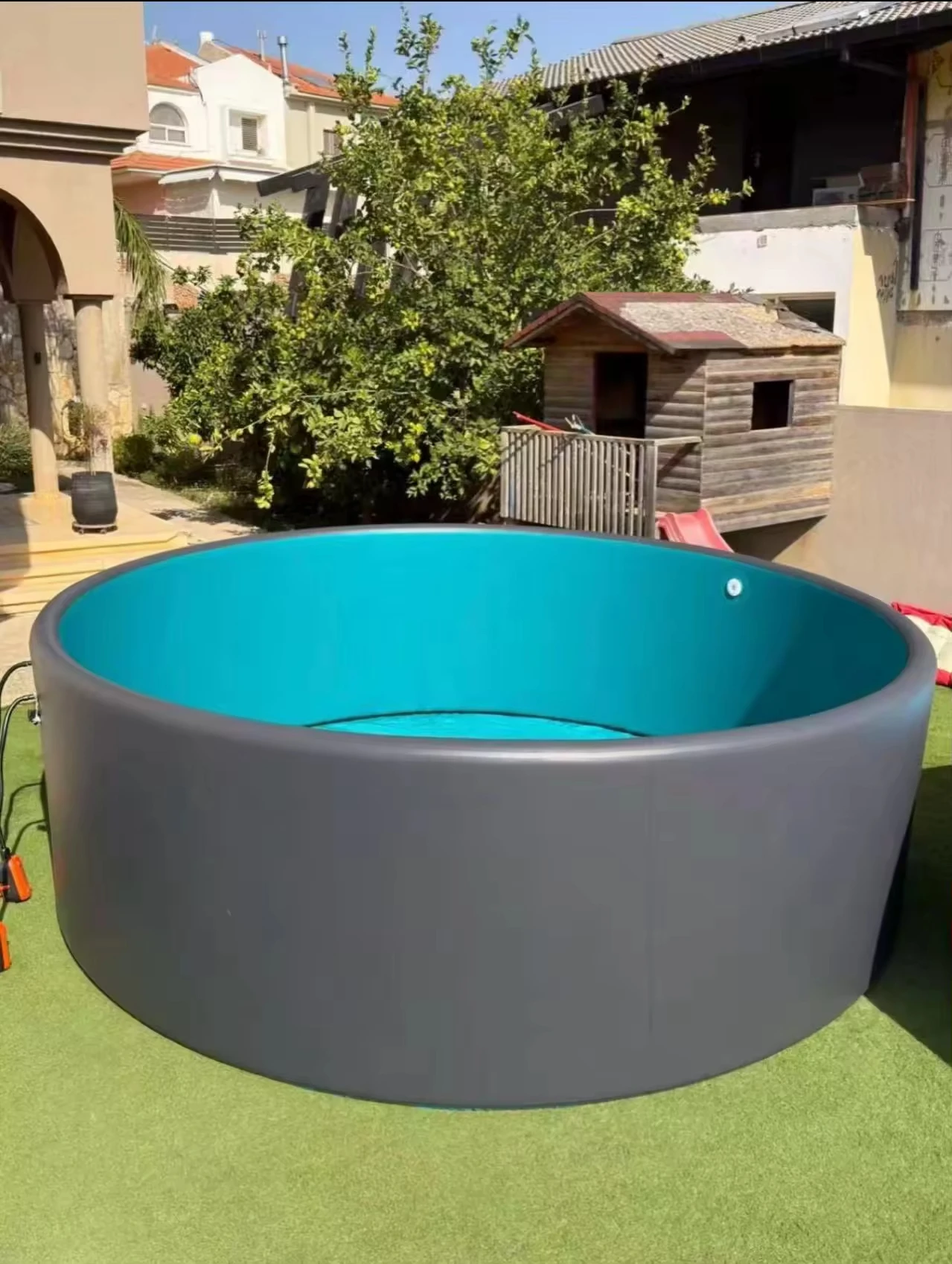 Custom Drop Stitch PVC Inflatable Swimming Pool Commercial & Residential Use for Spa and Backyard Swim