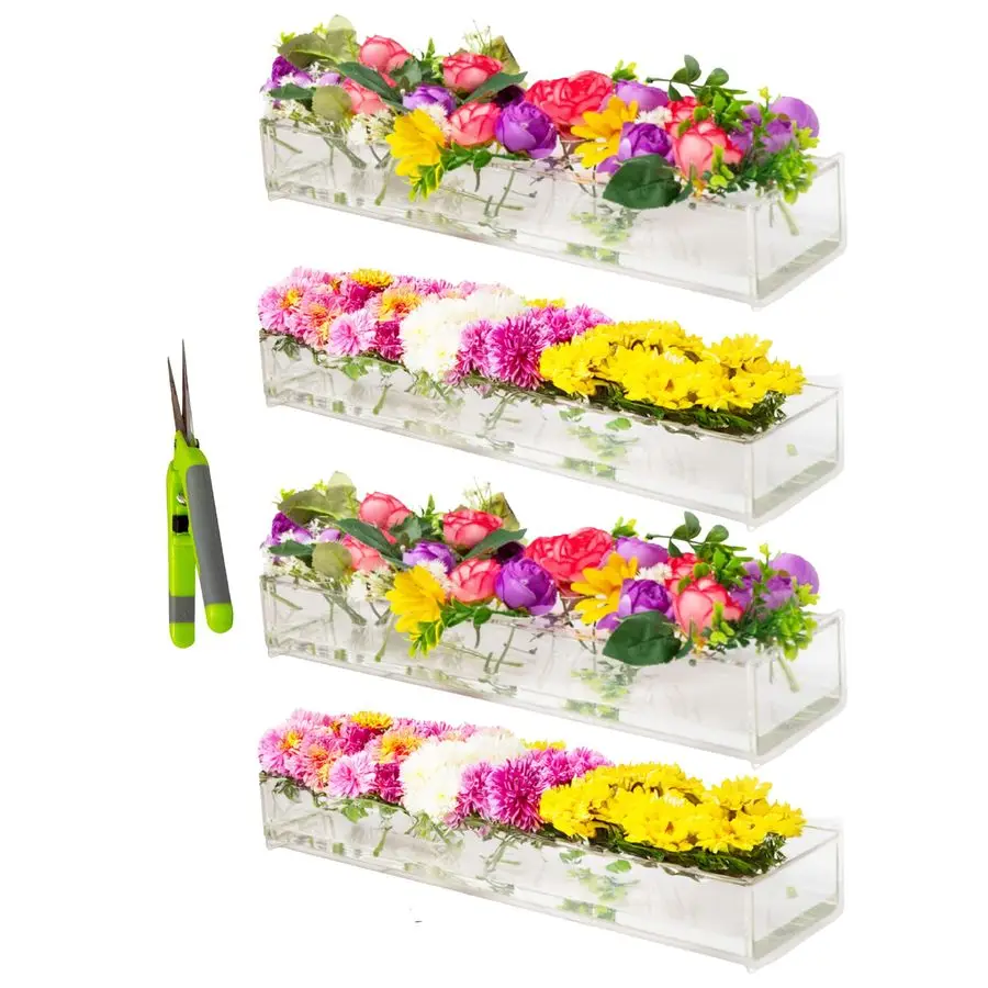 

Ultra Premium Plastic Vases for Flowers, Flower Arrangement Holder, Dining Table Decor Centerpiece, Small Centerpie Customizable