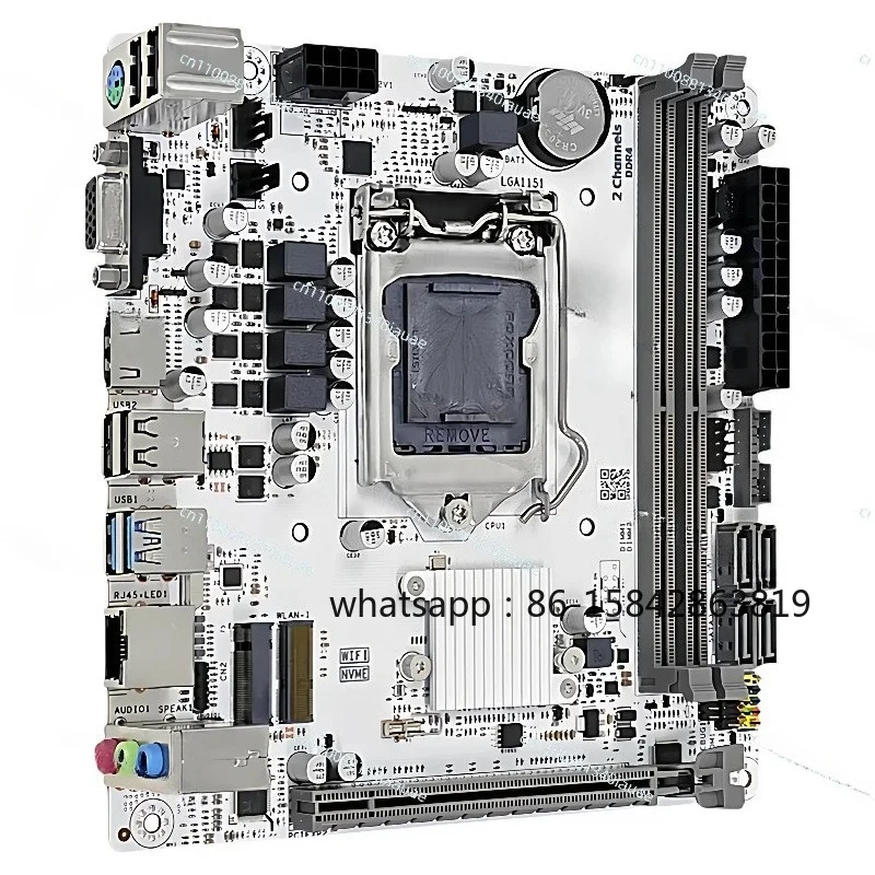 ITX-H310 Fan Main Board DDR4 Support 1151 Pin 6789 Generation E3V5V6