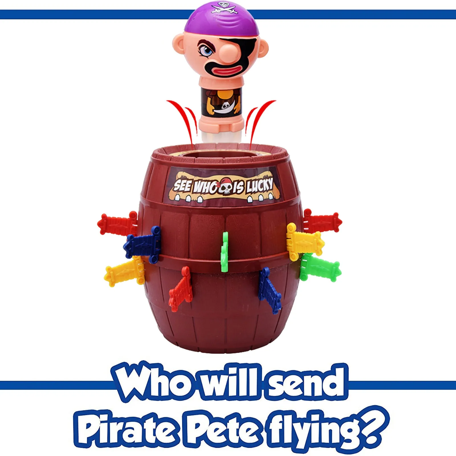 Tricky Pirate Bucket Creative Game Turntable Punishment Decompression Toy Party Gatherings Leisure And Entertainment Toys