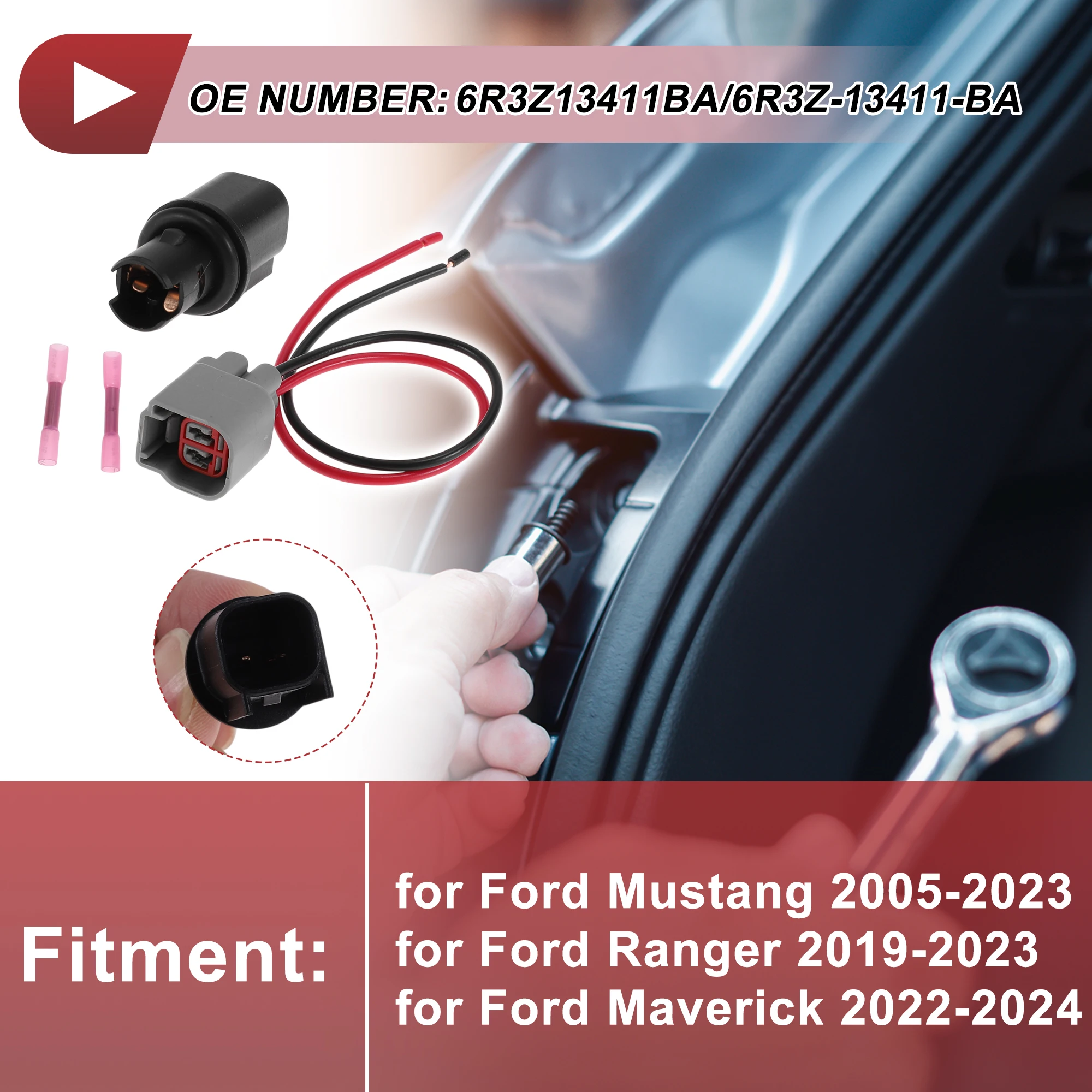 

X Autohaux Проводка бокового габаритного фонаря для Ford Mustang No.6R3Z13411BA Новая парковка