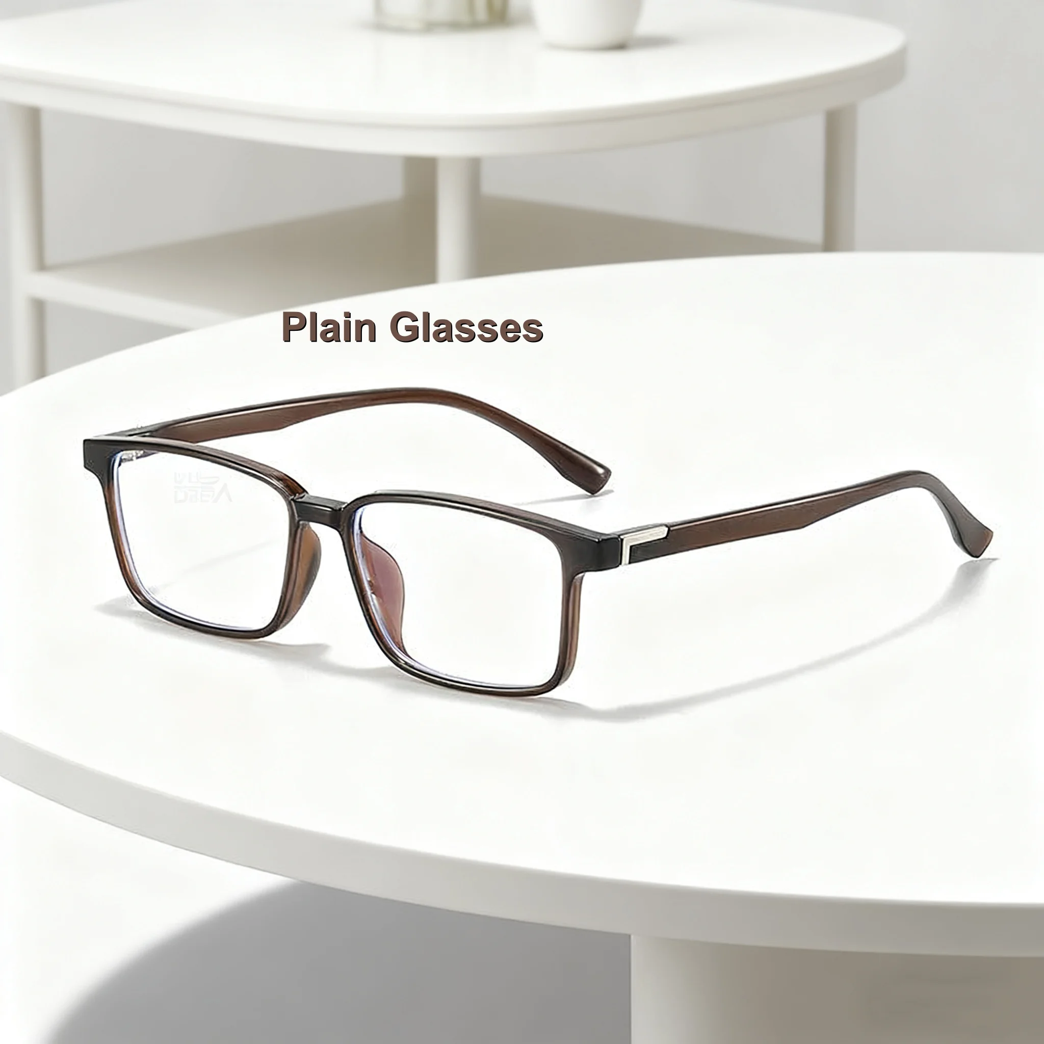 

2025 New Fashionable Personalized Square Frame Men's Myopia Glasses Retro Neutral High Quality Anti Blue Light Glasses