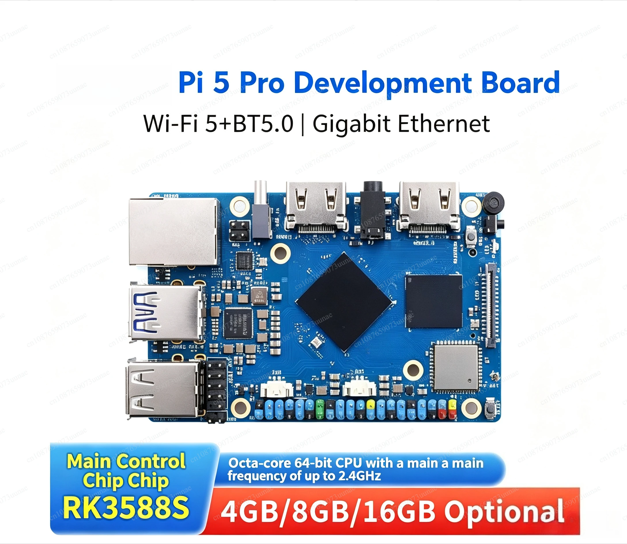 Pi 5 Pro Development Board 4GB/8GB/16GB RAM Pi5 Pro Single Board Computers Pi 5