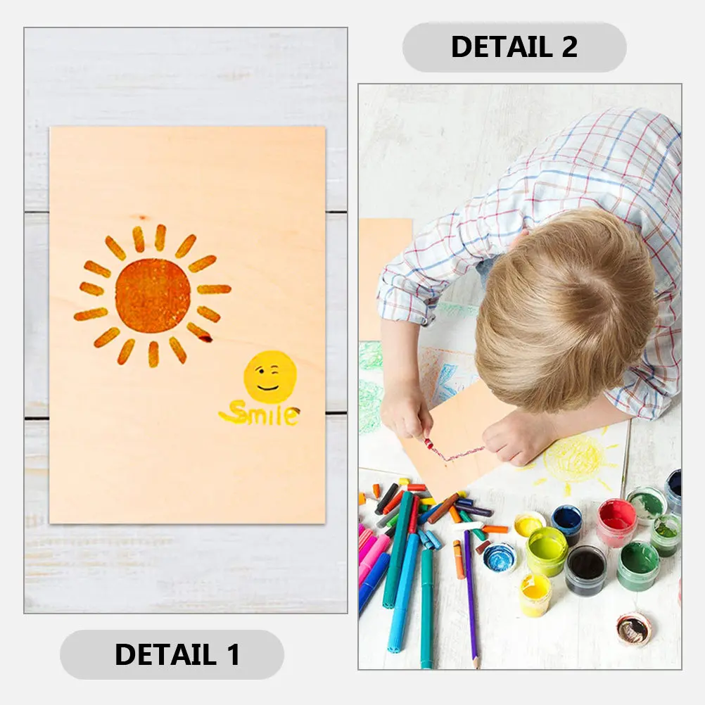 

10 шт. деревянных заготовок из липы для поделок, неокрашенные, многофункциональные, для росписи, резьбы, декора