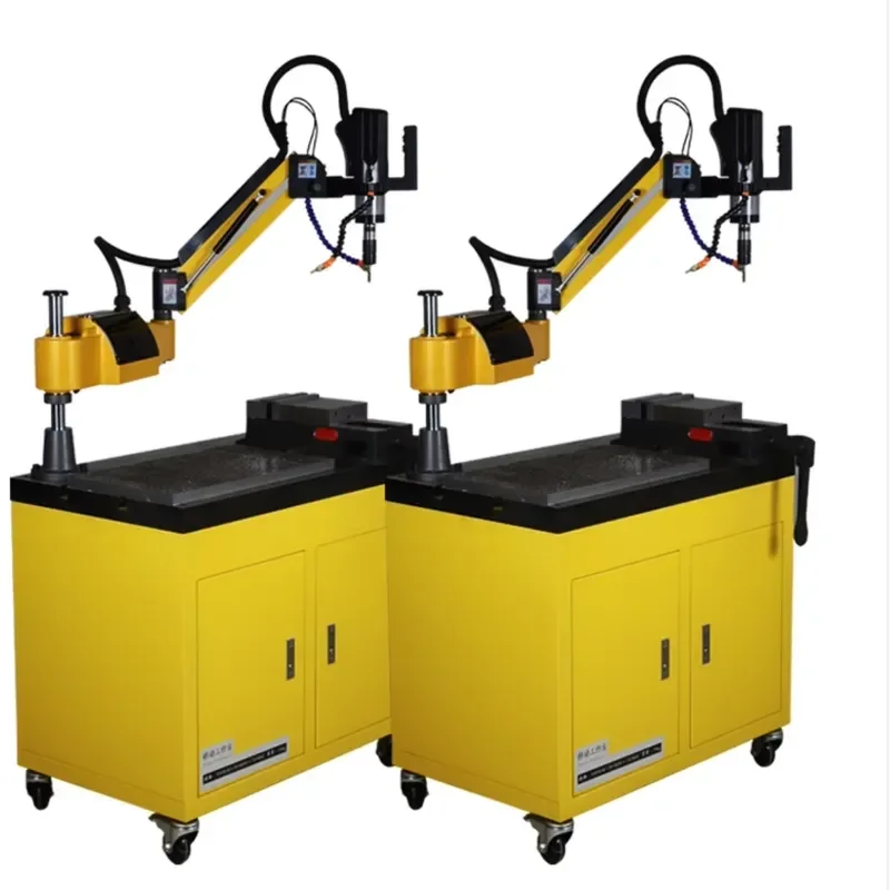 

M16 Electric Tapping Arm Machine Automatic Oiling and Air Blowing Universal Head CNC Components with Motor Core