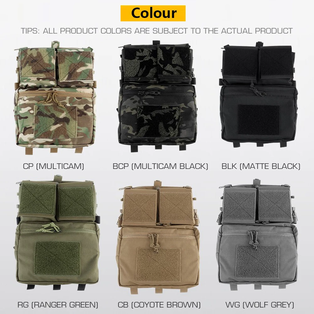 Advanced Tactical Panel Backpack Plate Carrier Pouch Bag Hunting Airsoft Vest Accessories for LV-119  Assault Vest
