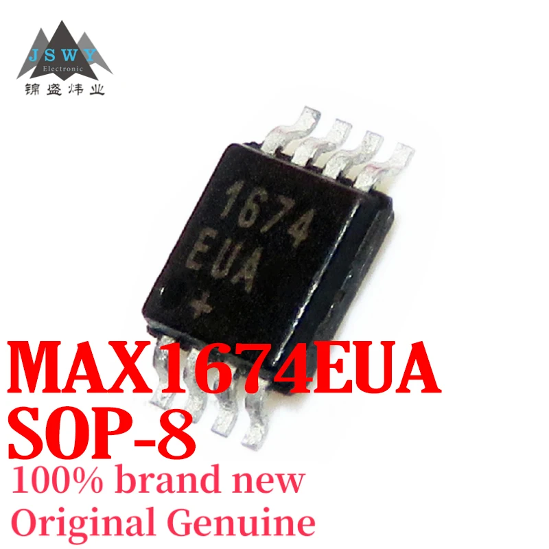

(5/50 pieces) MAX1674EUA 1674EUA MSOP-8 DC-DC power supply chip, electronic component parts, original and genuine, free shipping
