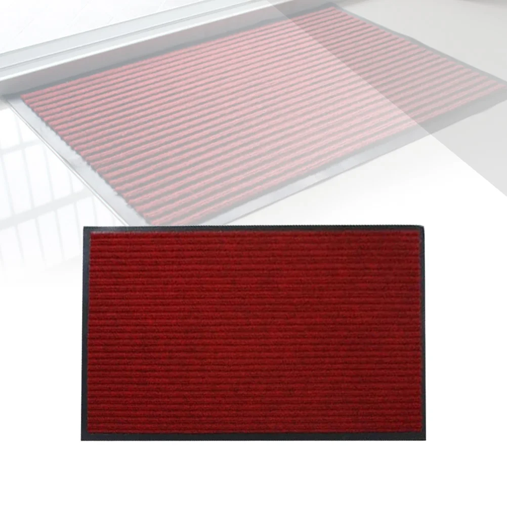

Non slip PVC Floor Durable Welcome Mats Washable Rugs Red Outdoor Use Sand Scraping Easy Cleaning Environmental Friendly Long