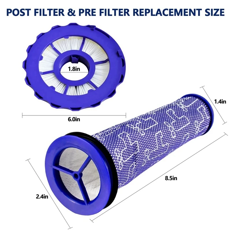 Filtro HEPA para Dyson DC40, piezas de repuesto, accesorios para aspiradora, filtros postmotor, filtros premotor