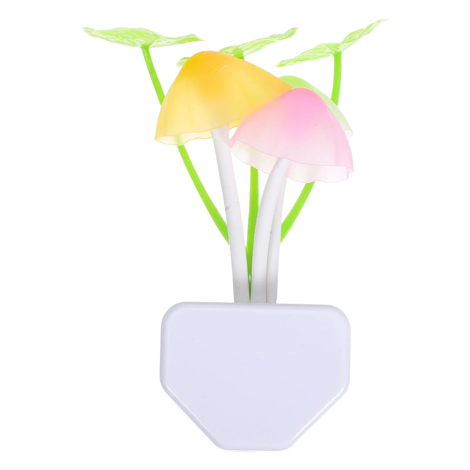 3 قطعة أضواء ليلية الفطر المكونات في Led مستشعر الضوء الدافئ ديكور غرفة نوم ضوء الليل غير الخفقان مصباح صغير #4