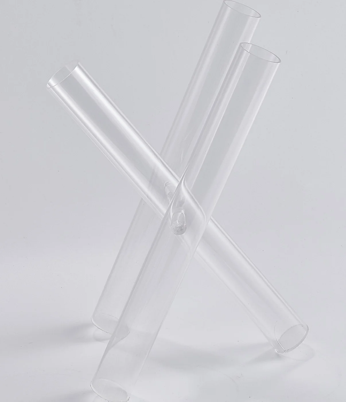 10pcs） acrylic Clear Display Rack Crystal Stage Pillar Acrylic Flower Stand Floral Criss Cross Tube Vase 226