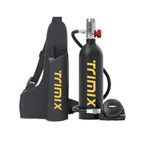 TRIMIX 1 Liter Mini Scuba Diving Lung Tank Breath 15 Mins Air Cylinder Snorkeling TSA-Approved Travel​