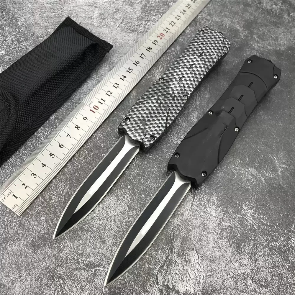 

BM Quick AUT Open Outdoor Hunting Knife Tactical Combat EDC Folding Pocket Knives ABS Handle Survive Self Defense Tool with Clip