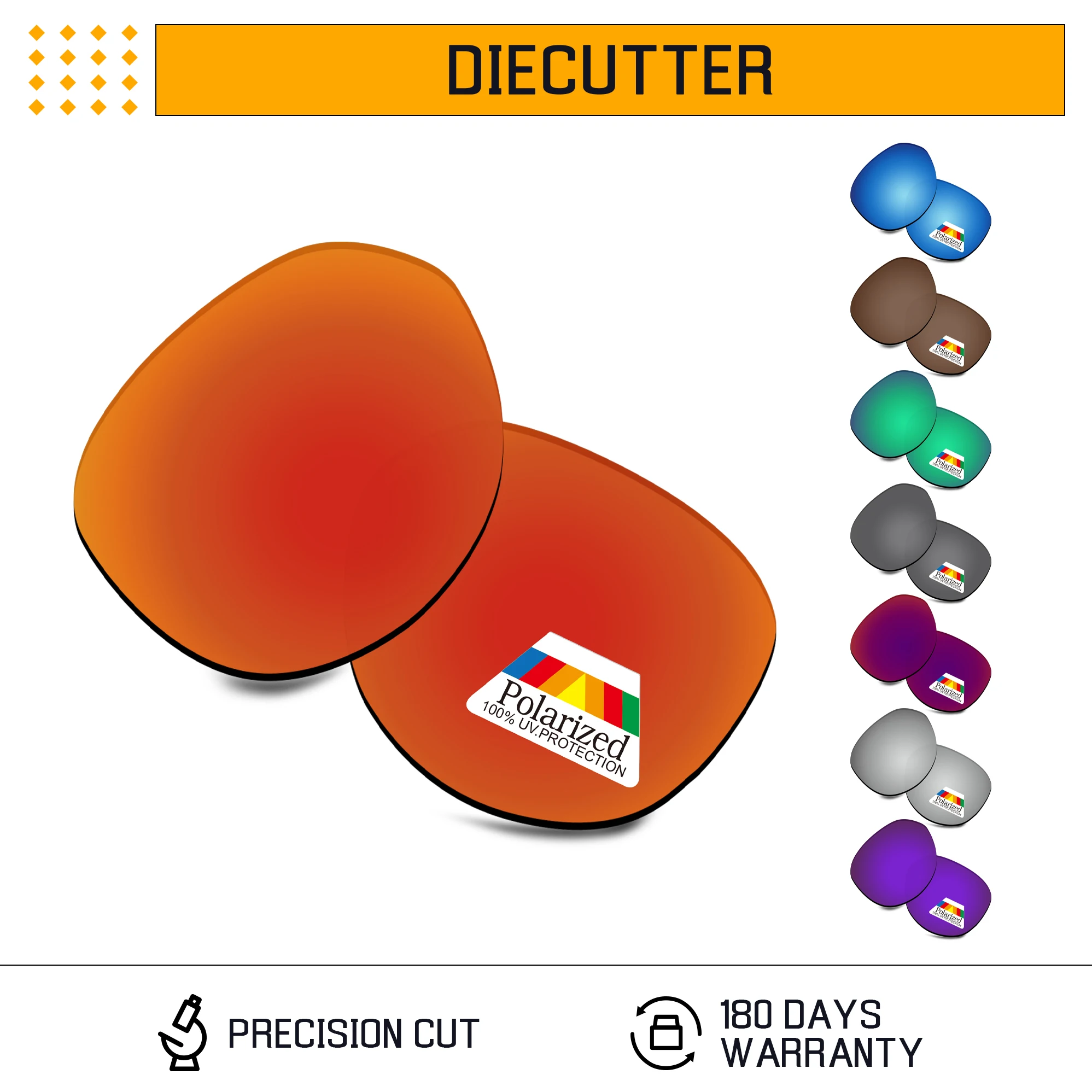 

Rarayvix Polarized Replacement Lenses UV400 Protective for Oakley Diecutter OO4137-55mm Sunglasses