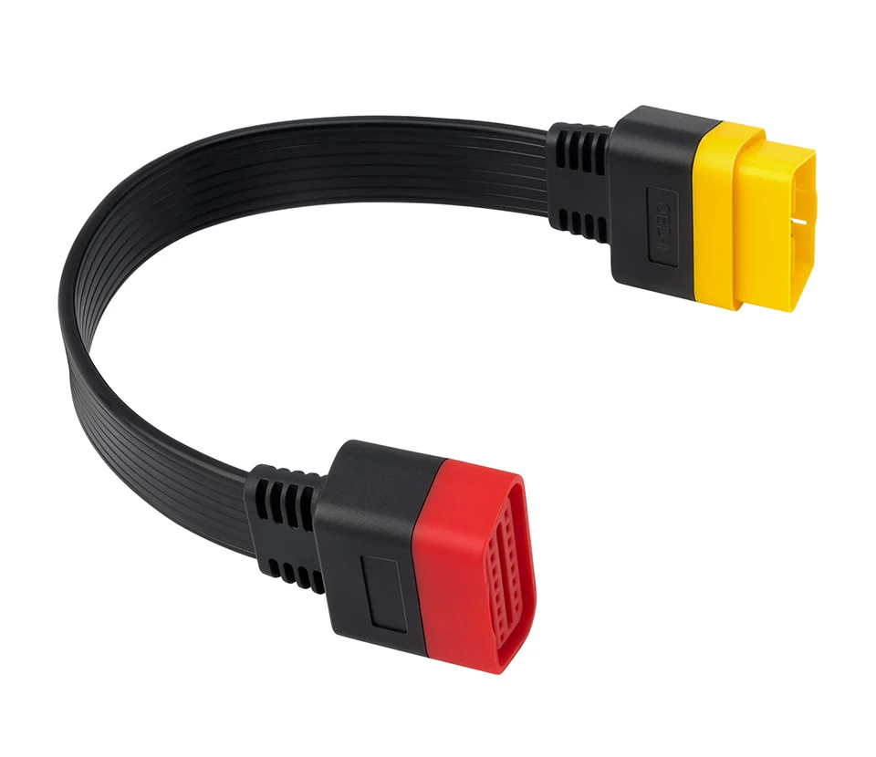 KINGBOLEN OBD2 Verlängerungskabel 0,36m OBD II 16PIN Stecker auf 16PIN Buchse Auto-Diagnosekabel für Thinkdiag Ediag Elite Ediag Link – Detail 3