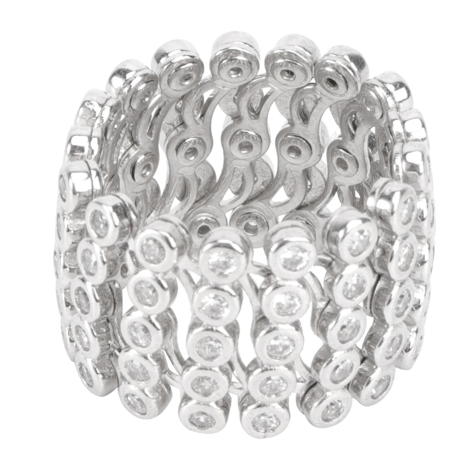 

Deformation Bracelet Expandable Hand Chain Silver Woman Stretchable