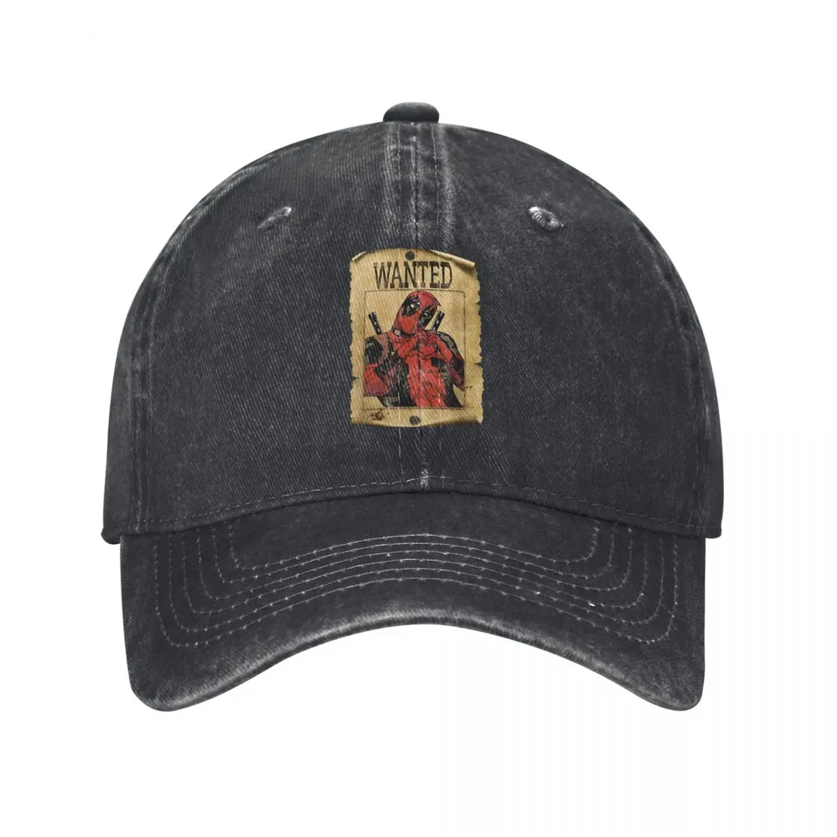 Summer Cap Sun Visor Wanted Hip Hop Caps Marvel Deadpool & Wolverine Cowboy Hat Peaked Hats