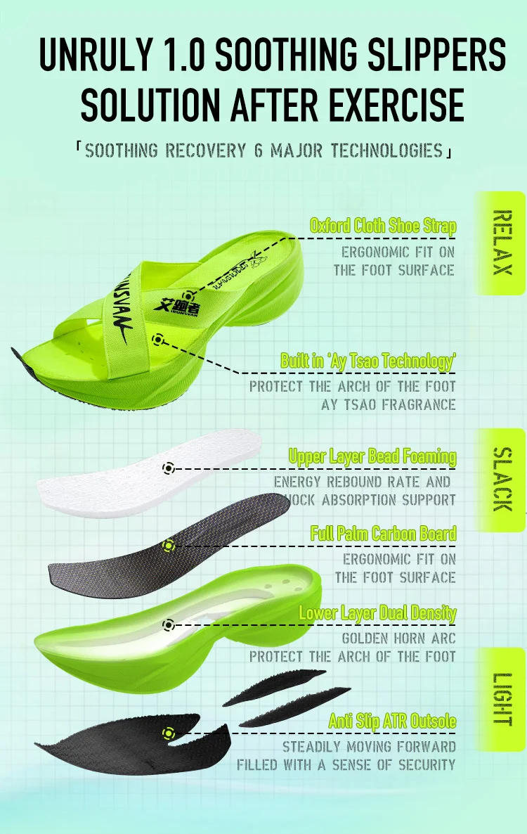 IRUNSVAN مصمم فاخر أصلي أنيق للاستخدام الخارجي خفيف الوزن منصة رياضية مع لوح كربون T800 كامل النخيل