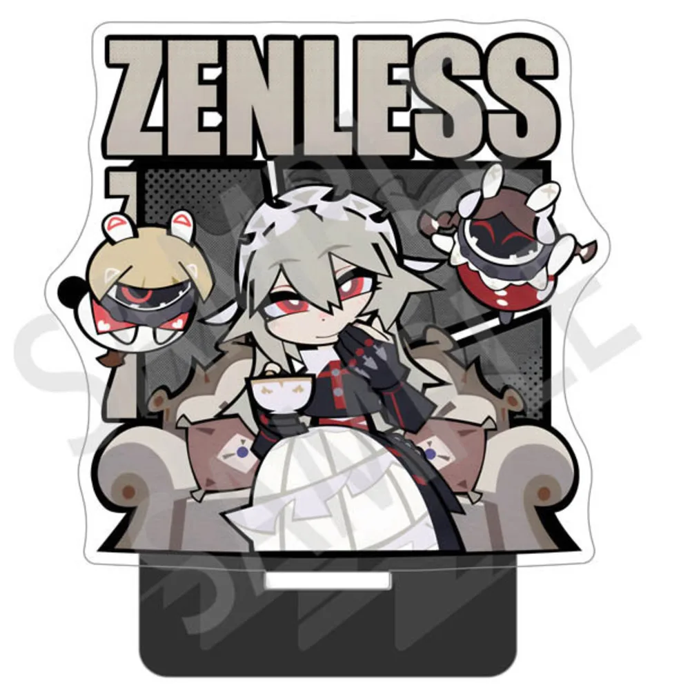 Game Zenless Zone Zero Cartoon Acrylic Stand Sign Corin Wickes Ellen Joe Anime Figure Desktop Ornaments Toys Collection Gifts