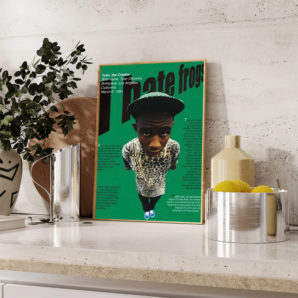 Rapper Tyler The Creator Classic Vintage Posters Vintage Room Home Bar Cafe Decor Nordic Home Decor