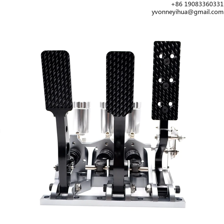 

High Performance Racing Car Black Aluminum Brake Pedal Box Kit For Universal