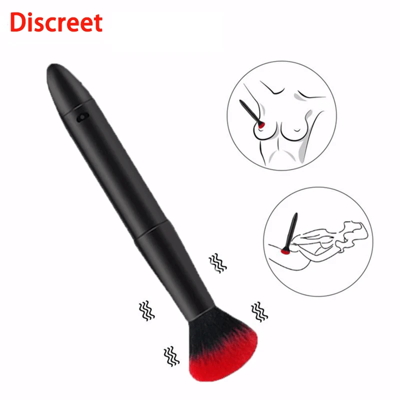 Makeup Brush Bullet Vibrators AV Magic Wand Vagina Vibrating Female Clitoris Massager Sex Toys for Women Masturbator Discreet