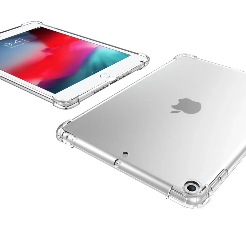 Transparent Soft Silicone Case for iPad 10.2 Inch Compatible with 7th 8th 9th Generation (2019 2020 2021) Protective Cover