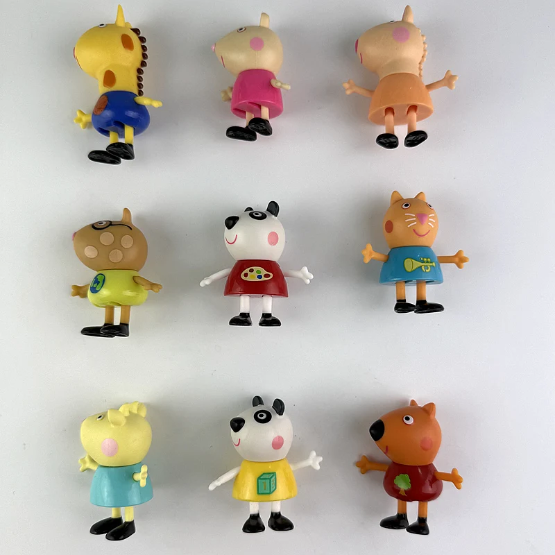 هاسبرو 6 سنتيمتر بيبا خنزير لعبة عمل الشكل الباندا بيجي باندورا ماندي فريدي الثعلب الأسرة اللعب أنيمي الاطفال دمى هدايا #1