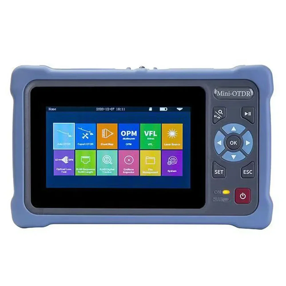 2024 New 12 Functions Otdr Fiber Optic Tester Equipment 1310/1490/1550nm 26 Db 24db Reflectometer MINI OTDR Active