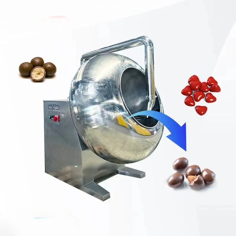 1500mm Working Width Chocolate Enrobing Coating Machine Automatic Tempering Equipment for Nut Bean Snack Chocolate Production