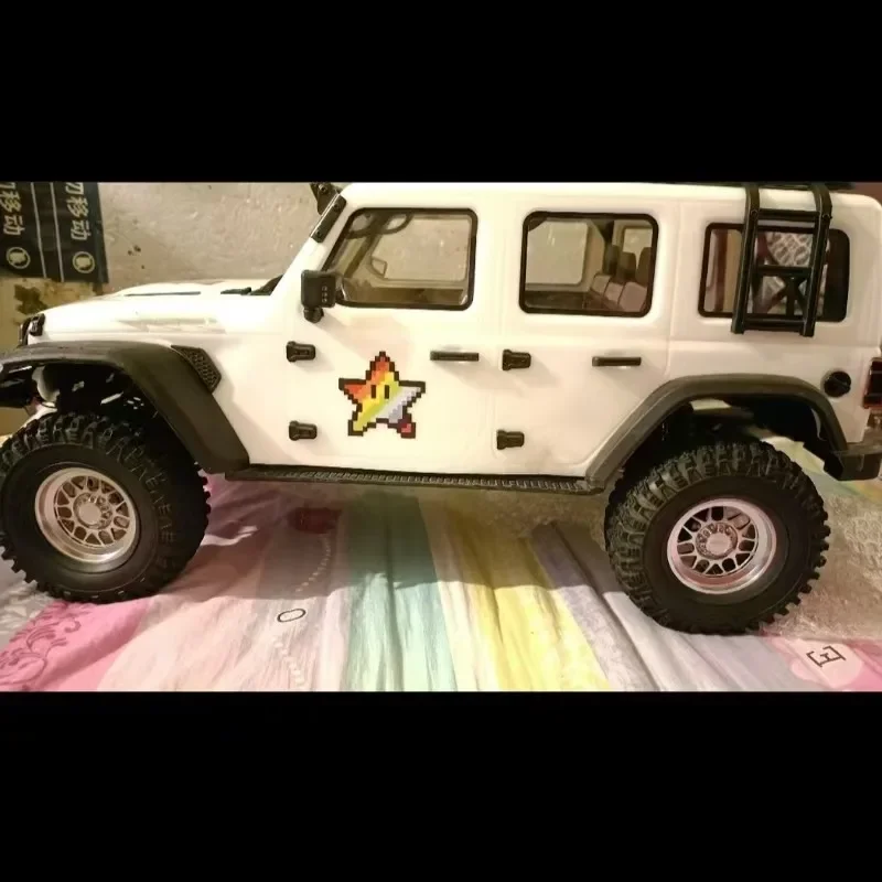 4 STUKS 2.6-inch KMC Metalen wielnaaf voor 1/8 RC Crawler Auto Gemakkelijk Te Controle 4082 H8H TRX4 1:7 Lelaluo MK07 Auto Upgrade Modificatie