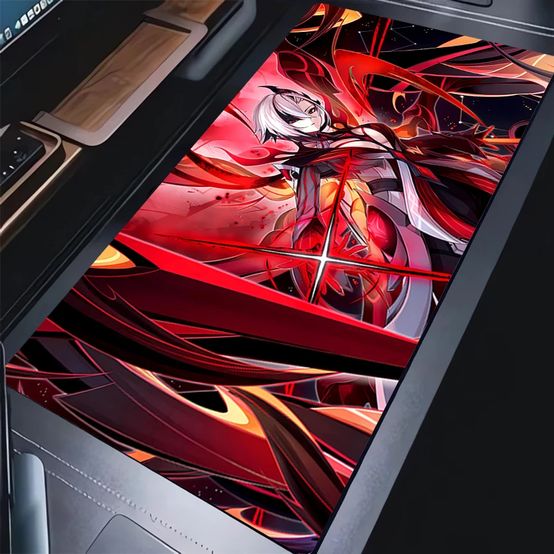 

Genshin Impact Arlecchino Mouse Pad Large Computer Office Game Table Mats Rubber Anti-slip Gaming Keyboard Desk Pads Mousepad